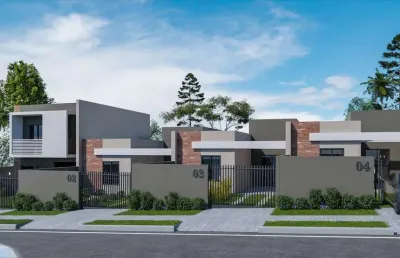 Casa com 3 quartos à venda na rua rafaela odppis trauczynski, porto das laranjeiras, araucária, 70 m2 por r$ 450.000