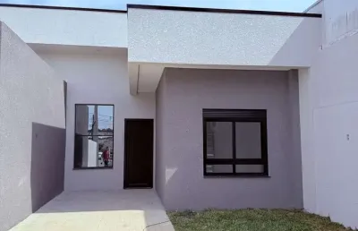Casa com 3 quartos à venda na rua aloízio lins, 50, cachoeira, araucária por r$ 800.000