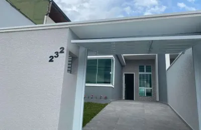 Casa com 3 quartos à venda na rua osvaldo de lima, 232, estação, araucária, 92 m2 por r$ 650.000