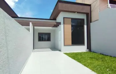 Casa com 3 quartos à venda na rua wandor wallace fialla, 205, capela velha, araucária, 70 m2 por r$ 480.000