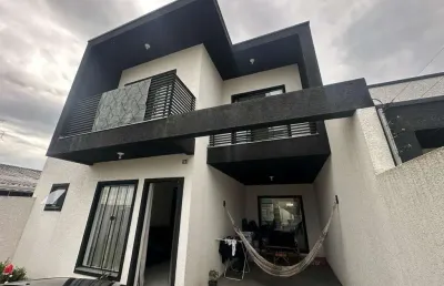 Casa com 3 quartos à venda na rua jean becue, 960, costeira, araucária por r$ 500.000