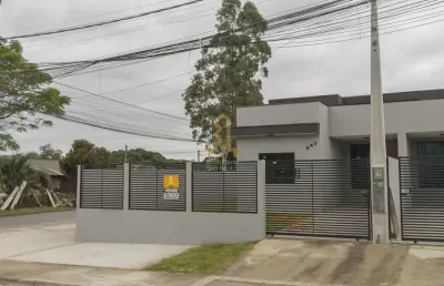 Casa com 3 quartos à venda na rua hortênsia, 543, campina da barra, araucária, 69 m2 por r$ 450.000