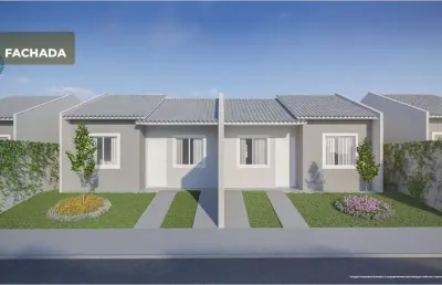 Casa com 2 quartos à venda na rua martins follador, 150, campo largo da roseira, são josé dos pinhais, 51 m2 por r$ 279.000
