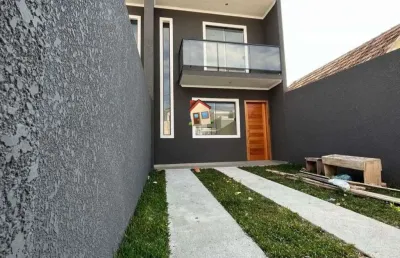 Casa com 3 quartos à venda na rua nelson antônio zamprogna, 171, tatuquara, curitiba, 82 m2 por r$ 380.000