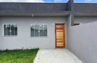 Casa com 3 quartos à venda na rua catarina incot, 528, passauna, araucária, 63 m2 por r$ 385.000
