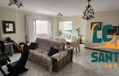 Apartamento com 3 quartos à venda na rua amaral gurgel, 67, ponta da praia, santos, 137 m2 por r$ 850.000