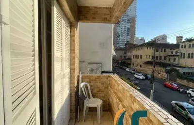 Apartamento no boqueirão - 3 dormitórios com varanda - 2 banheiros  - 92 m² - 1 vaga de garagem - quadra da praia