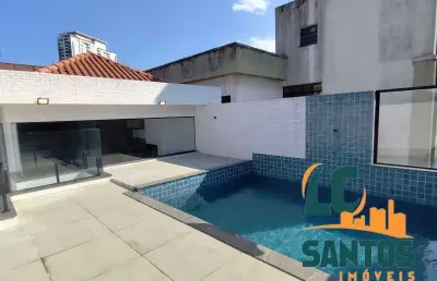 Casa em condomínio fechado com 4 quartos à venda na Rua Nabuco de Araújo, 48, Boqueirão, Santos
