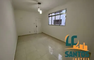 Imperdível apartamento à venda em santos-sp, marapé! 2 dormitórios, quintal privativo e garagem fechada