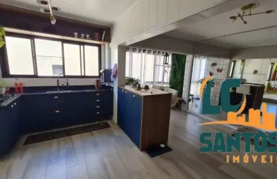 Apartamento de  2 dormitórios com suíte e andar alto - ponta da praia - santos.