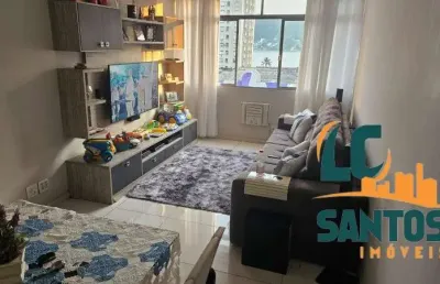 Apartamento com 2 quartos à venda na rua amador bueno da ribeira, 196, centro, são vicente, 113 m2 por r$ 398.000