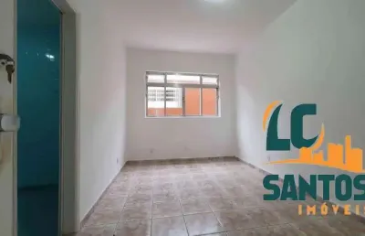 Apartamento no embaré 2 dormitórios - próximo a praia - prédio de escada - r$ 2.700,00 pacote.