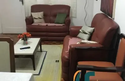 Apartamento com vista lateral para o mar no itararé em  são vicente/sp