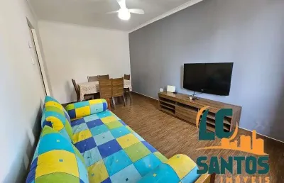 Apartamento com 1 quarto à venda na avenida presidente wilson, 15, gonzaga, santos, 65 m2 por r$ 475.000