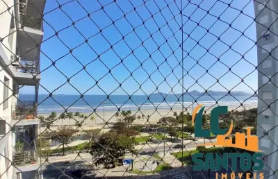Apartamento boqueirão / vista mar / porteira fechada