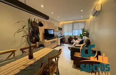 Apartamento com 1 quarto à venda na avenida conselheiro nébias, 863, boqueirão, santos, 59 m2 por r$ 599.000