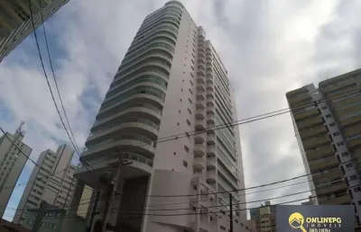 Apartamento para venda em praia grande, vila tupi, 3 dormitórios, 3 suítes, 1 banheiro, 2 vagas