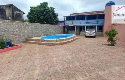 Casa com 5 dormitórios à venda, 94 m² por r$ 450.000,00 - jardim itapoan - mongaguá/sp