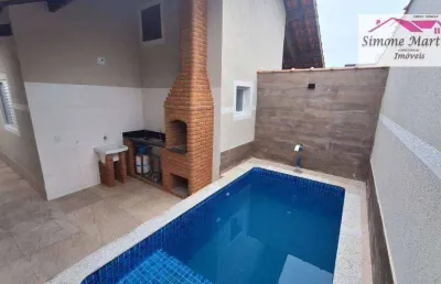 Casa com 3 dormitórios à venda, 75 m² por r$ 409.000,00 - jardim corumbá - itanhaém/sp