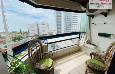 Apartamento com 2 dormitórios à venda, 83 m² por r$ 349.900,00 - vera cruz - mongaguá/sp