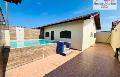 Casa com 2 dormitórios à venda, 60 m² por r$ 319.900,00 - flórida mirim - mongaguá/sp
