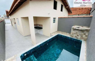 Casa com 2 dormitórios à venda, 59 m² por r$ 319.900,00 - estância balneária tupy - itanhaém/sp