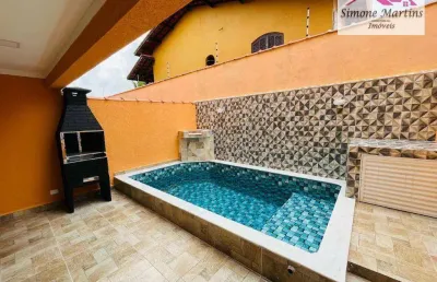 Sobrado com 2 dormitórios à venda, 76 m² por r$ 359.000,00 - cibratel ii - itanhaém/sp