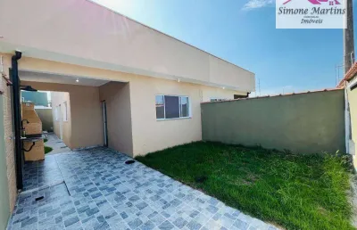 Casa com 2 dormitórios à venda, 80 m² por r$ 297.000,00 - jardim lindomar - área verde - itanhaém/sp