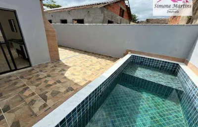 Casa com 2 dormitórios à venda, 65 m² por r$ 369.900 - balneário jardim de itanhaém (f/grandesp) - itanhaém/sp