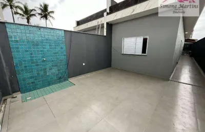 Casa com 3 dormitórios e piscina à venda, 78 m² por r$ 585.000 - jardim suarão - itanhaém/sp