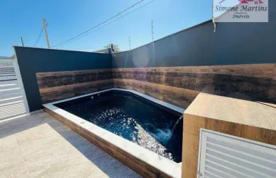 Village com 2 dormitórios à venda, 80 m² por r$ 360.000 - balneário esther - itanhaém/sp
