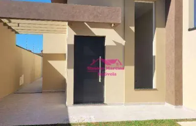 Casa alto padrão com 2 dormitórios à venda, 63 m² por r$ 435.000 - jardim grandesp - itanhaém/sp