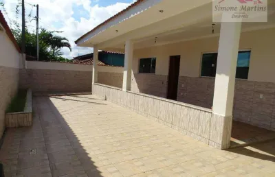 Maravilhosa casa lado praia a 200m do mar com 3 dormitórios à venda, 110 m² por r$600.000 - praia do sonho - itanhaém/sp