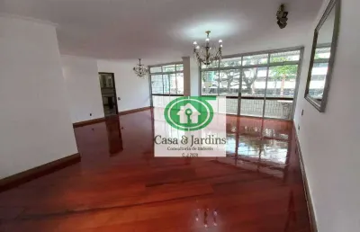 Apartamento bairro gonzaga - santos/sp. 341m² - 3 dorm. - 2 suítes - 2 vagas demarcadas -  venda