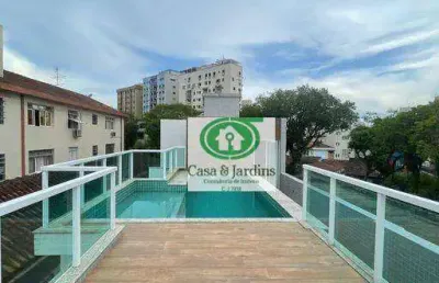Casa à venda, 280 m² por r$ 1.550.000,00 - embaré - santos/sp