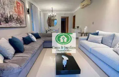 Apartamento com 3 dormitórios à venda, 130 m² por r$ 2.100.000,00 - boqueirão - santos/sp