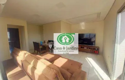 Cobertura à venda, 95 m² por r$ 639.000,00 - pompéia - santos/sp