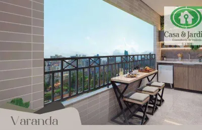 Apartamento com 2 dormitórios à venda, 87 m² por r$ 823.000,00 - canto do forte - praia grande/sp