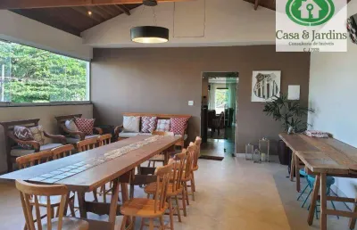 Maravilhosa! casa sobreposta. 3 dormitórios, 02 suítes e espaço gourmet. aparecida. santos/sp