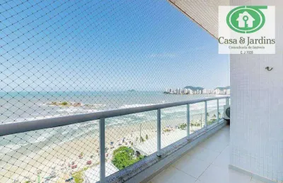 Apartamento com 3 dormitórios à venda, 148 m² por r$ 1.400.000,00 - centro - guarujá/sp