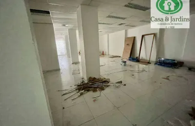 Ótimo e amplo conjunto de salas comerciais (térreo), no edifício luiz suplicy para locação - centro - santos, sp