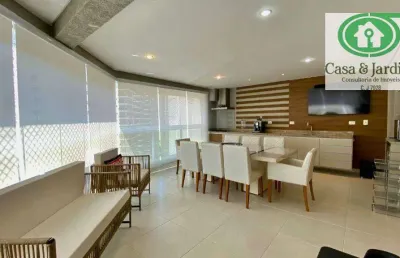 Apartamento com 3 dormitórios à venda, 135 m² por r$ 1.600.000,00 - centro - guarujá/sp