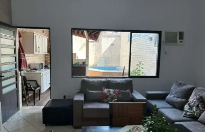 Casa com 3 dormitórios à venda no  marapé  proximo do gonzaga e jose menino, santos/sp