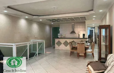 Sobrado p/ fins comercial e residencial - amplo salão p/ eventos - v a z i o - vila mathias - santos