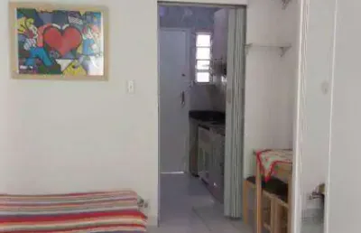 Apartamento com 1 dormitório à venda, 28 m² por r$ 235.000,00 - josé menino - santos/sp