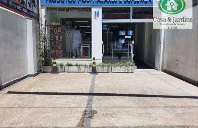 Aluga ou vende loja, 217 m² - canal 2  em frete a beneficência - santos/sp