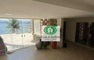 Casa com 3 dormitórios, 435 m² - venda por r$ 2.200.000,00 ou aluguel por r$ 15.000,00/mês - parque prainha - são vicente/sp