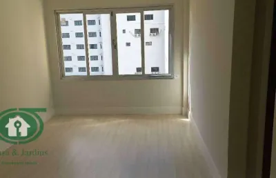 Vende apartamento reformado em santos - gonzaga - 1 dormitorio - frente