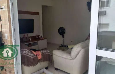 Apto para alugar em santos, gonzaga com 2 quartos (suite) area de lazer a uma quadra da praia