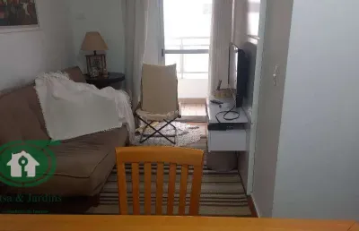 Apartamento para aluguel em santos mobiliado com 3 dormits (suite) e wc